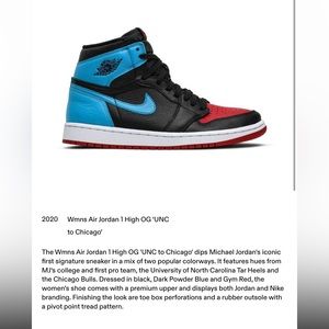 Nike Air Jordan 1 Retro High OG NC To Chi Chicago Black Blue Red